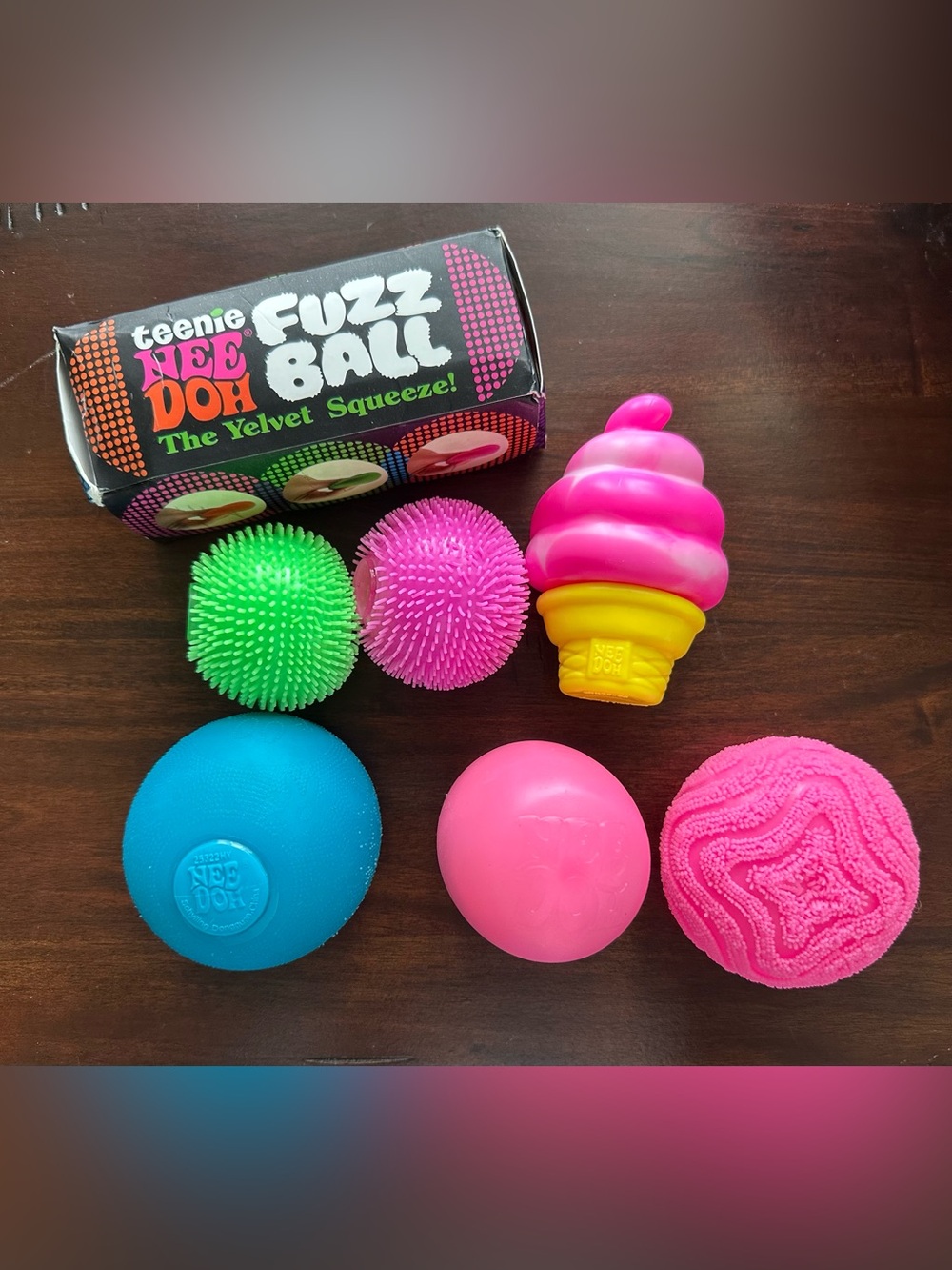 Schylling NeeDoh sensory toys, squishy, fidget toys - set of 6
